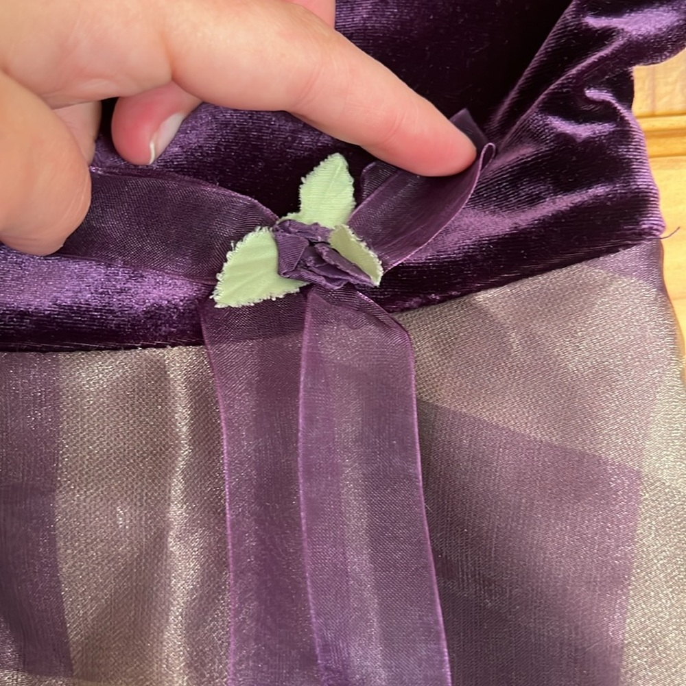 Bonnie Jean Purple & Gold Formal Dress, Girls 6X - Picture 9 of 12
